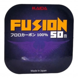 Леска Kaida FUSION прозрачная 50м 0,41мм FluoroCarbon 100%