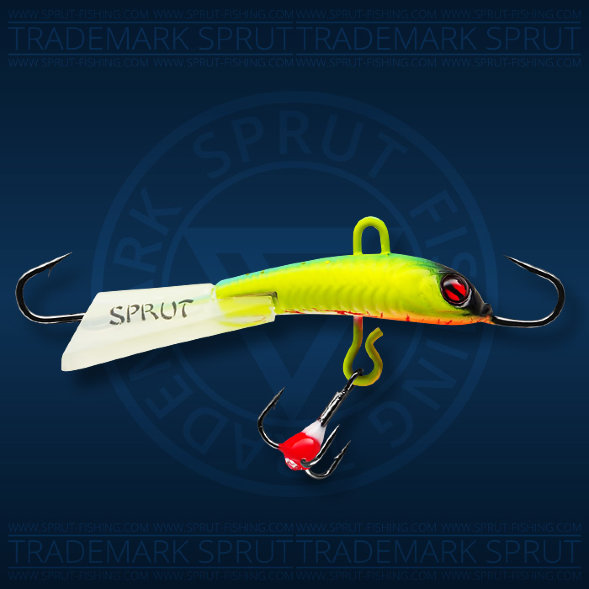 Балансир рыболовный для зимней рыбалки Sprut Akari №5 12г 50мм LB-UV