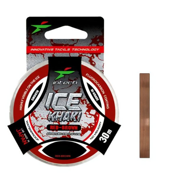 Леска Intech Ice Khaki кр.-коричн. 0.204 30м