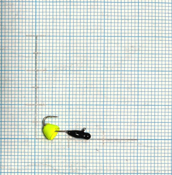 Мормышка свинцовая True Weight цена за 1 шт Веснянка d3.5 колокольчик желтый