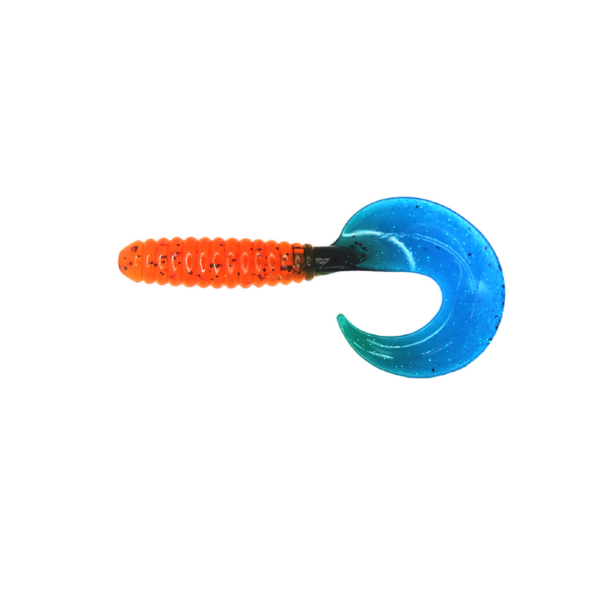 Мягкая приманка Brown Perch Lamprey BC Синий сапфир/янтарный 110мм 11гр цвет 115 2 шт