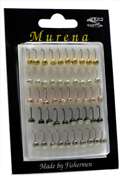 Мормышка Murena особая шар с ушк. диам. 5/1 с фосф. пяткой набор уп.50шт