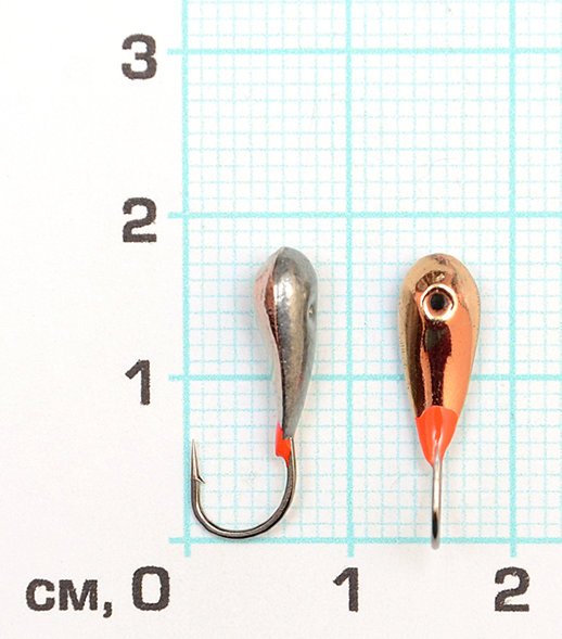 Мормышка паяная ПИРС Уралка М 1гр медь