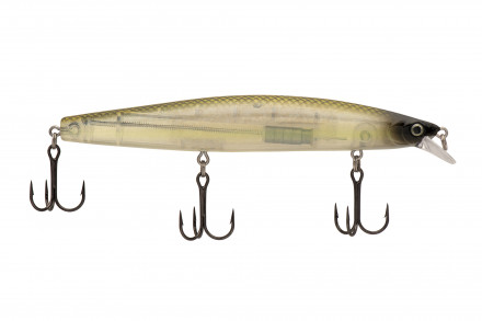 Воблер KYODA Spotlight Minnow-125F 12,5 см 22 гр цвет P83, заглубление 0,5-0,8 м