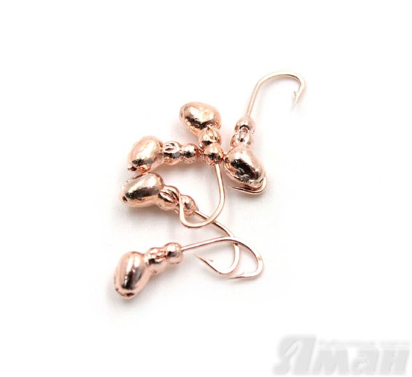 Мормышка ЯМАН муравей с отв.,цв.COPPER PLATED, d 3, цена за 1 шт.
