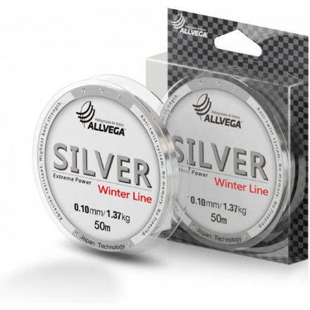 Леска Allvega Silver 0.10 50м